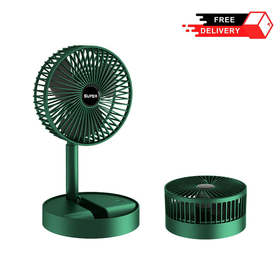Portable Electric Mini Foldable Telescopic Fan Jeddah Traders