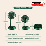 Portable Electric Mini Foldable Telescopic Fan Jeddah Traders