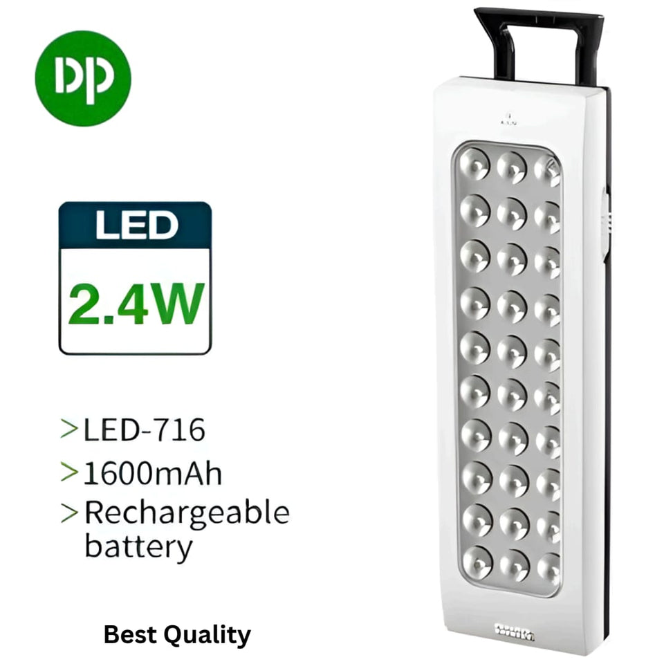 DP LED-716 LED Rechargeable Light Jeddah Traders