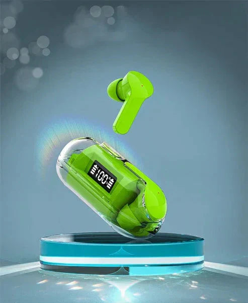Crystal Wireless Earphones - Transparent Air 33 Jeddah Traders