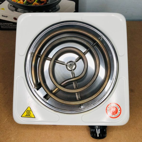 RAF Electric Stove Hot Plate – 1000W Portable Cooking Stove Jeddah Traders