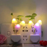 2Pcs Sensor LED Mushroom Night Light Jeddah Traders