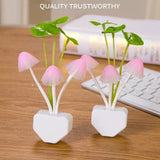 2Pcs Sensor LED Mushroom Night Light Jeddah Traders