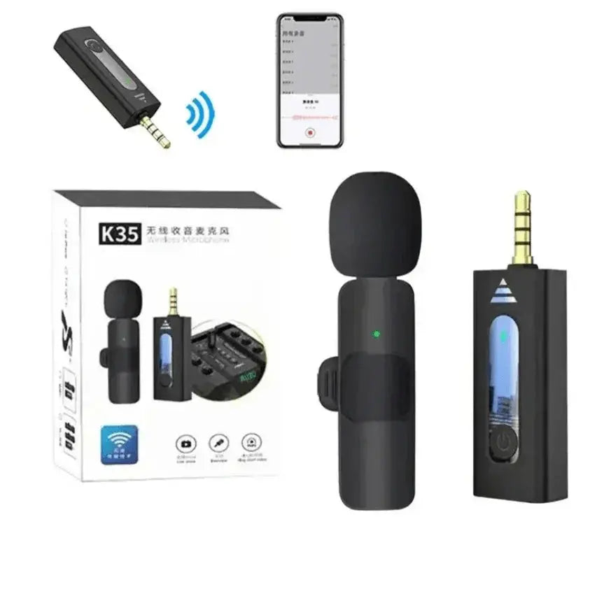 Smart Wireless Lavalier Microphone Jeddah Traders
